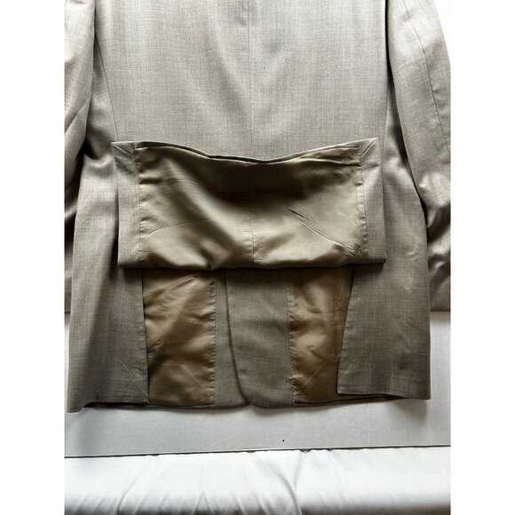 Pal Zileri Mens Suit Loro Piana Tasmanian Wool 2-Piece Set Made in Italy (US)44R - Picture 11 of 14